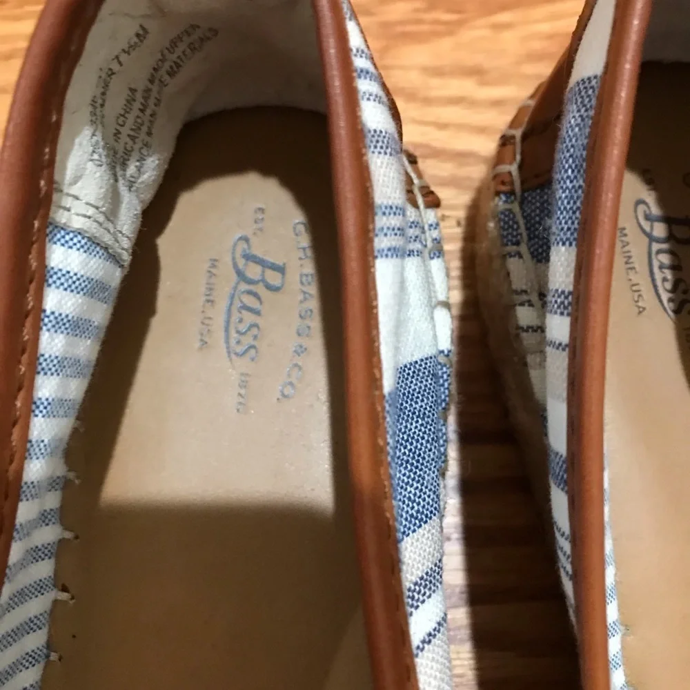 👡G. H. Bass Striped Espadrilles